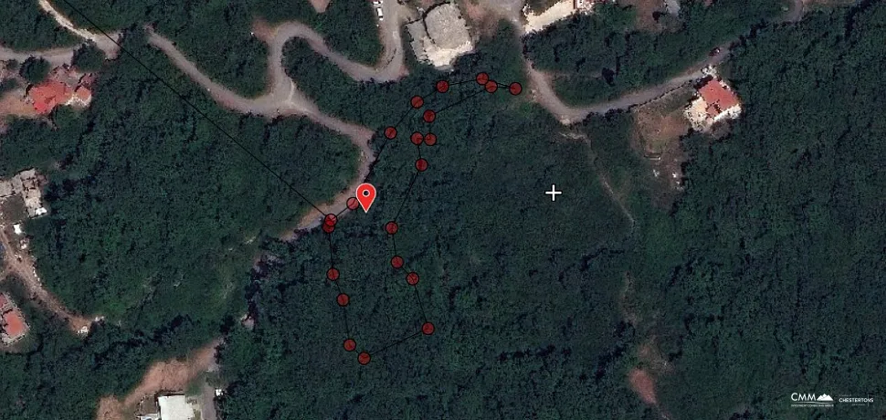 2414 m² arsa – Kuljače, Budva | 4 turistik yapı için UTU