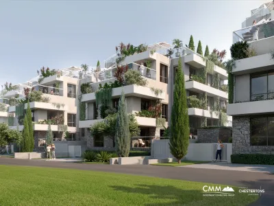 Tivat'ta denize yakın havuzlu yeni lüks kompleks