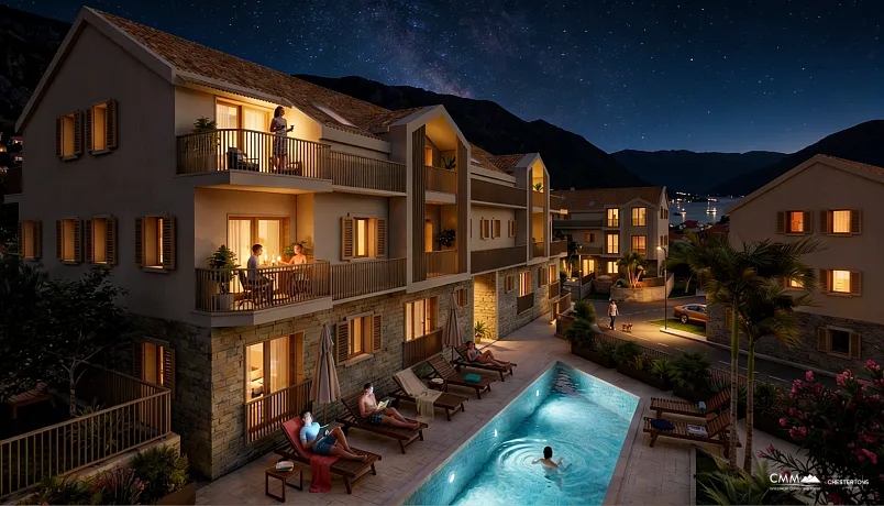 Risno'da denize yakın yeni bir komplekste satılık daireler