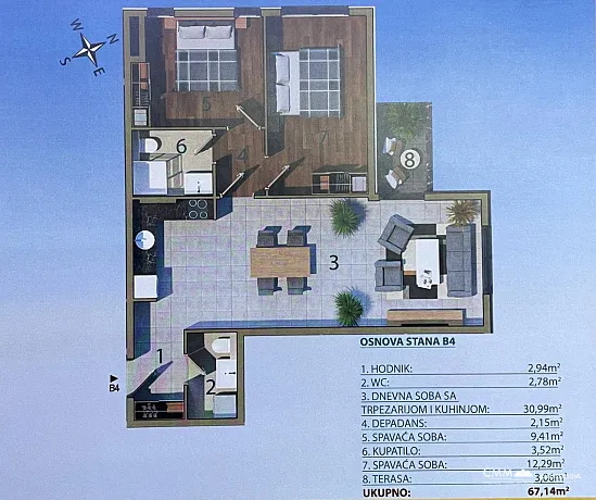 Bar’ın Merkezinde Modern Konut Kompleksi