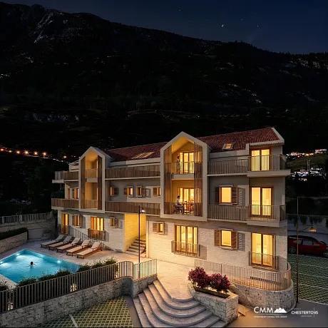 Risno'da denize yakın yeni bir komplekste satılık daireler