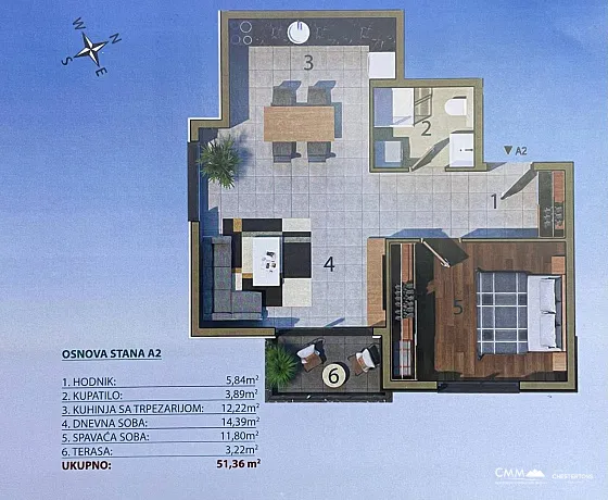 Bar’ın Merkezinde Modern Konut Kompleksi
