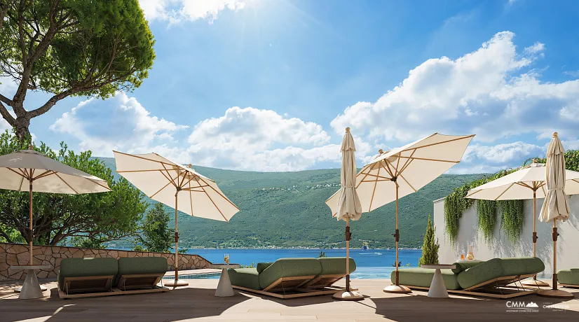 Herceg Novi'de Kotor Körfezi Manzaralı Modern Konut Projesi