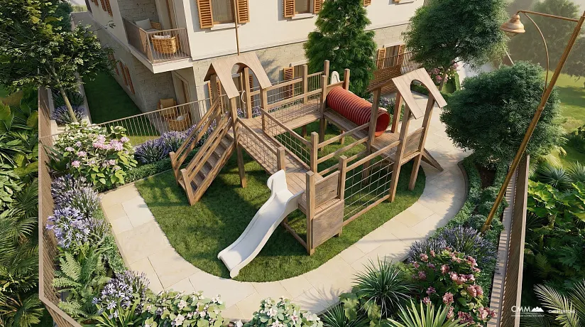 Risno'da denize yakın yeni bir komplekste satılık daireler