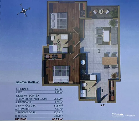 Bar’ın Merkezinde Modern Konut Kompleksi