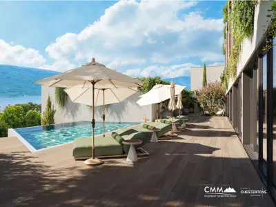 Herceg Novi'de Kotor Körfezi Manzaralı Modern Konut Projesi