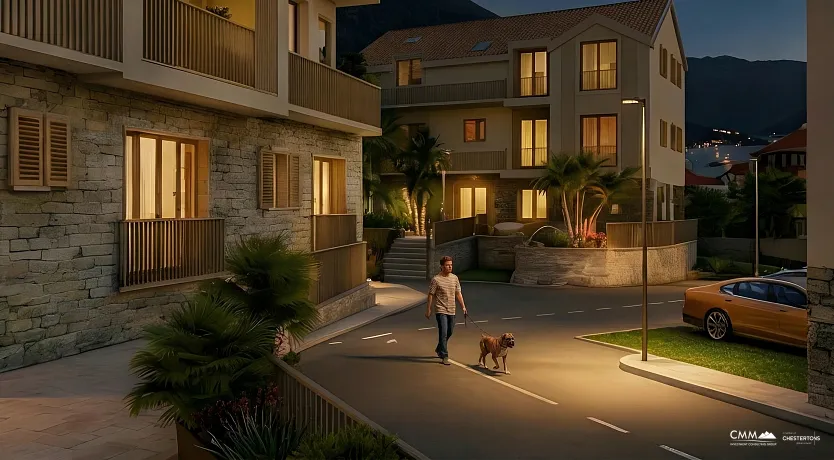 Risno'da denize yakın yeni bir komplekste satılık daireler