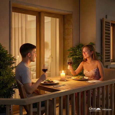 Risno'da denize yakın yeni bir komplekste satılık daireler