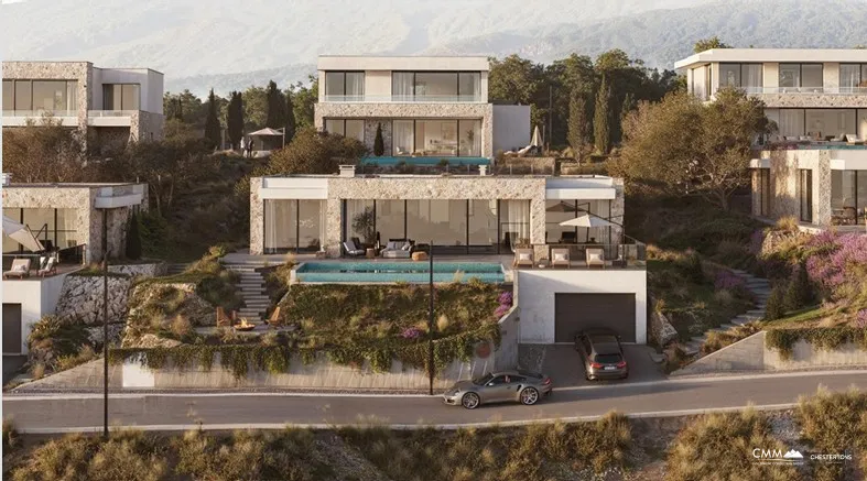 Akdeniz Zarafetini Yansıtan Deniz Manzaralı Lüks Modern Villalar