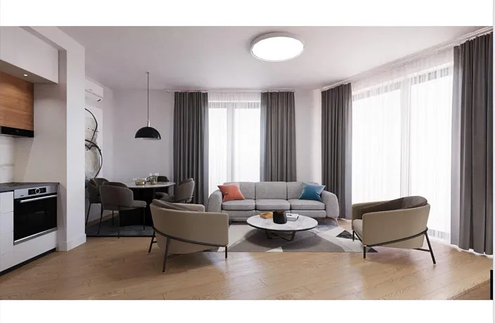 An exquisite apartment with an area of 69 m² in Becici