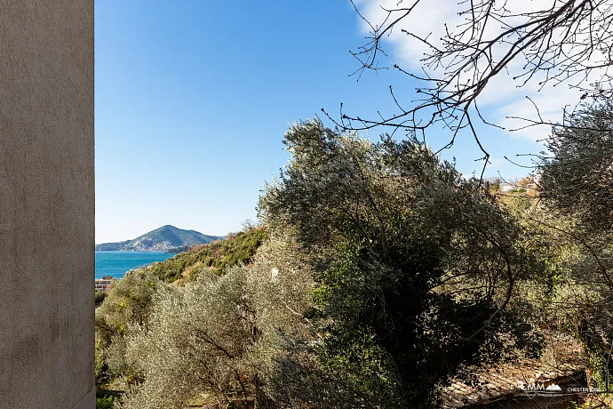 Pržno'da lüks daire, deniz manzaralı teras