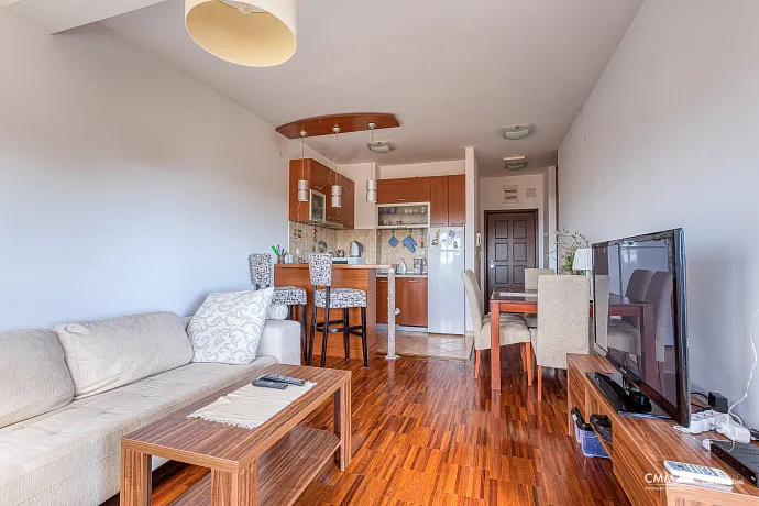 Deniz manzaralı 1 yatak odalı daire — Petrovac, 44 m²