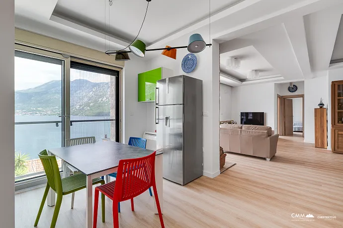 Kostanjica’da Panoramik Deniz Manzaralı 107 m² 3 Odalı Daire