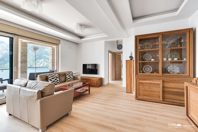 Kostanjica’da Panoramik Deniz Manzaralı 107 m² 3 Odalı Daire