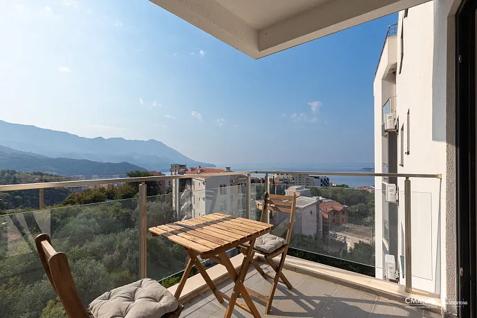 Deniz Manzaralı 52m Modern Daire – Bečići