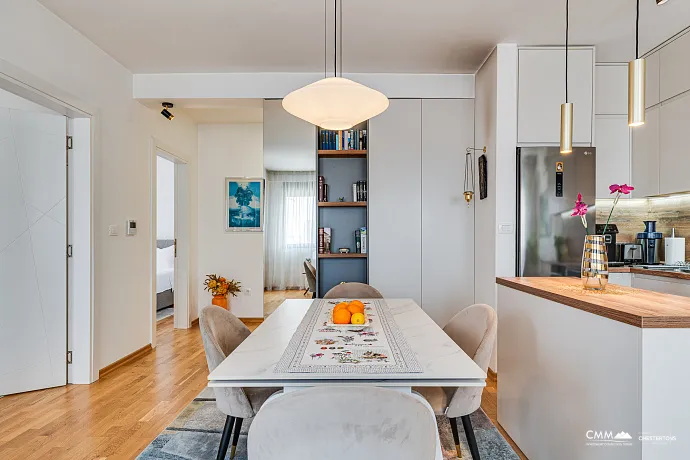 6907 İki odalı mobilyalı daire 63 m², Podkuk, Tivat