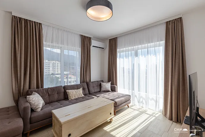 Panoramik Deniz Manzaralı Lüks 2+1 Daire 66 m² – Bečići