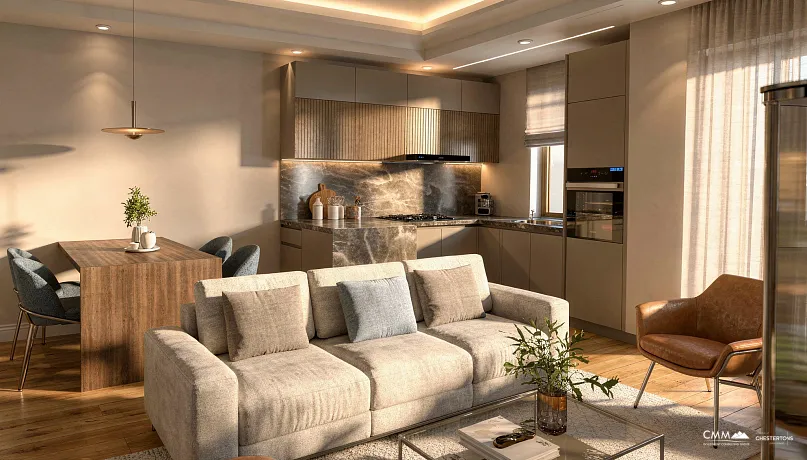 Risno'da denize yakın yeni bir komplekste satılık daireler