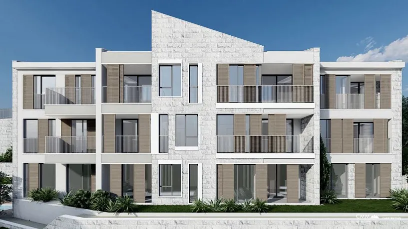 Yeni bir konut kompleksinde Przno’da tek odalı daire