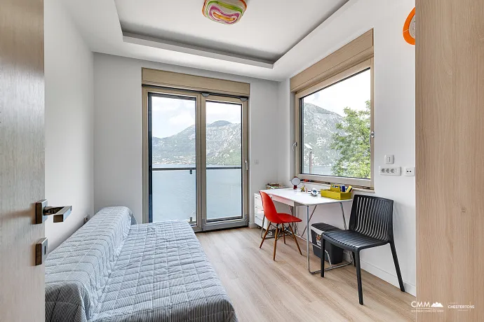 Kostanjica’da Panoramik Deniz Manzaralı 107 m² 3 Odalı Daire