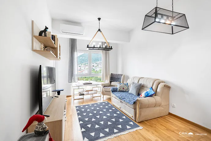 Karadağ’ın Bar şehrinin tam merkezinde bulunan 47 m²’lik konforlu bir daire