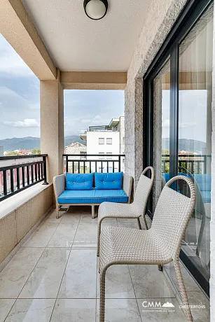 6907 İki odalı mobilyalı daire 63 m², Podkuk, Tivat