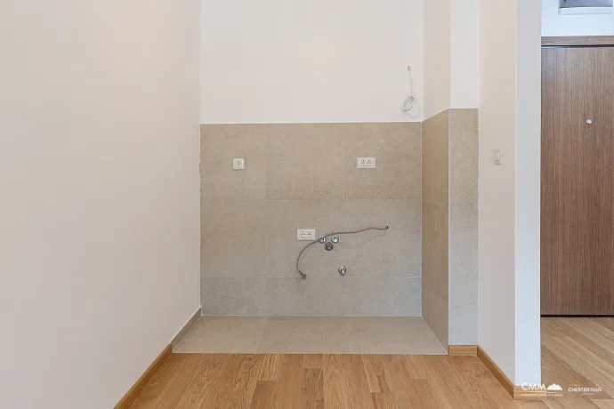 Doğa manzaralı modern stüdyo daire