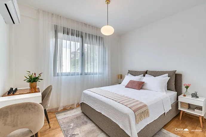 6907 İki odalı mobilyalı daire 63 m², Podkuk, Tivat