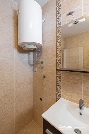 52 m² Daire, Deniz Manzarası ve İki Teras ile Bečići'de
