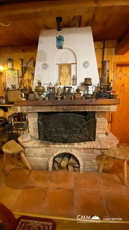 Karadağ'ın kuzeyinde Zabljak şehrinde ev