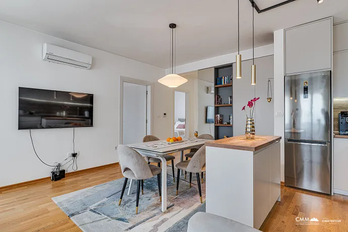 6907 İki odalı mobilyalı daire 63 m², Podkuk, Tivat