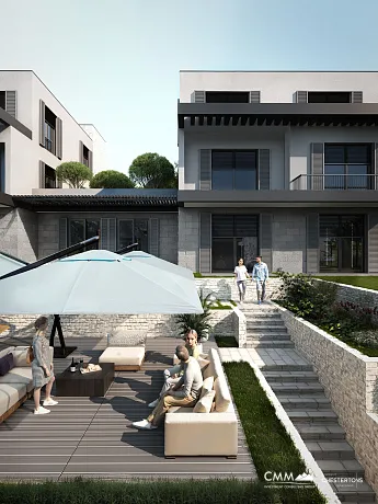  Kotor’da inşa halindeki komplekste daireler