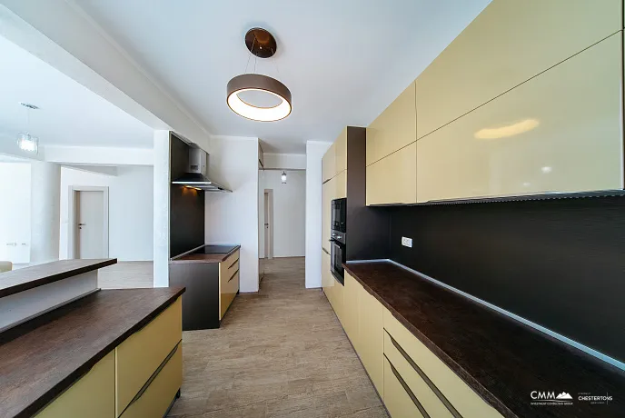 Geniş teraslı ve deniz manzaralı geniş Penthouse