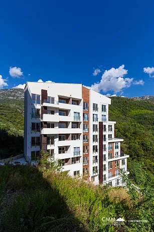 Panoramik Deniz Manzaralı Lüks 2+1 Daire 66 m² – Bečići