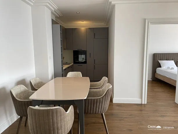 Przno'da iki yatak odalı ve panoramik deniz manzaralı daire