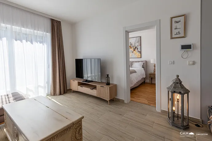 Panoramik Deniz Manzaralı Lüks 2+1 Daire 66 m² – Bečići
