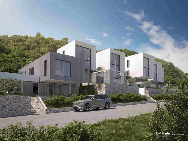 Modern Daireler, Nefes Kesici Deniz Manzarasıyla - Tivat, Krasici