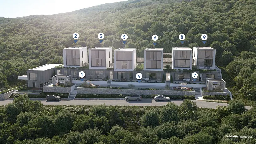 Modern Daireler, Nefes Kesici Deniz Manzarasıyla - Tivat, Krasici