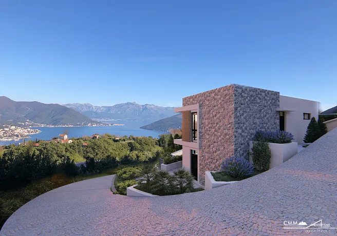 Herceg Novi yakınında yeni bir villa kompleksi