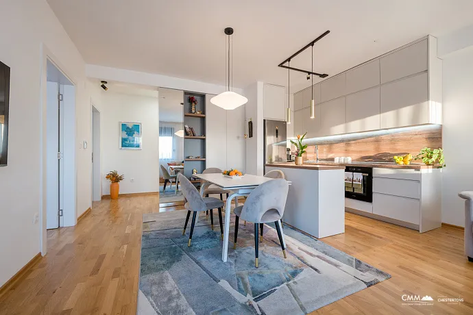 6907 İki odalı mobilyalı daire 63 m², Podkuk, Tivat