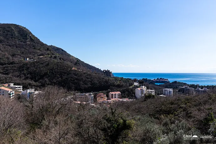 47 m² Daire, Sveti Stefan'a Harika Manzara