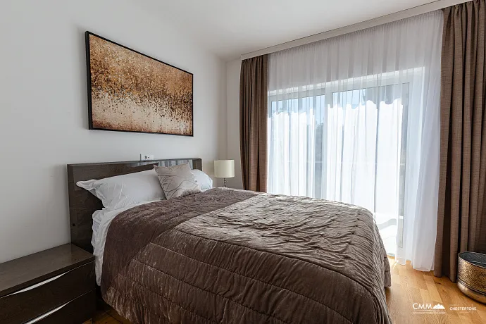 Panoramik Deniz Manzaralı Lüks 2+1 Daire 66 m² – Bečići