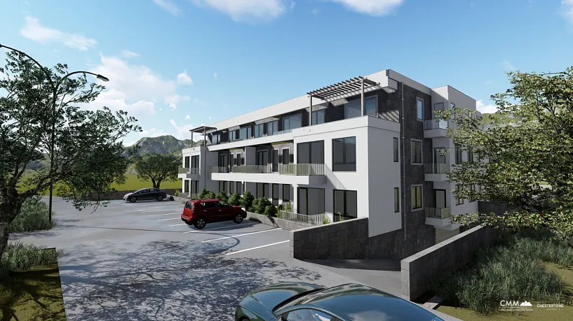 Çekici bir konumda yeni apartman kompleksi