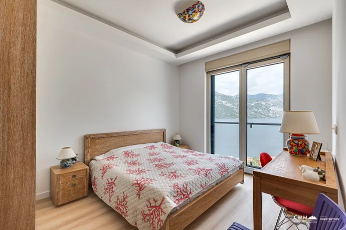 Kostanjica’da Panoramik Deniz Manzaralı 107 m² 3 Odalı Daire