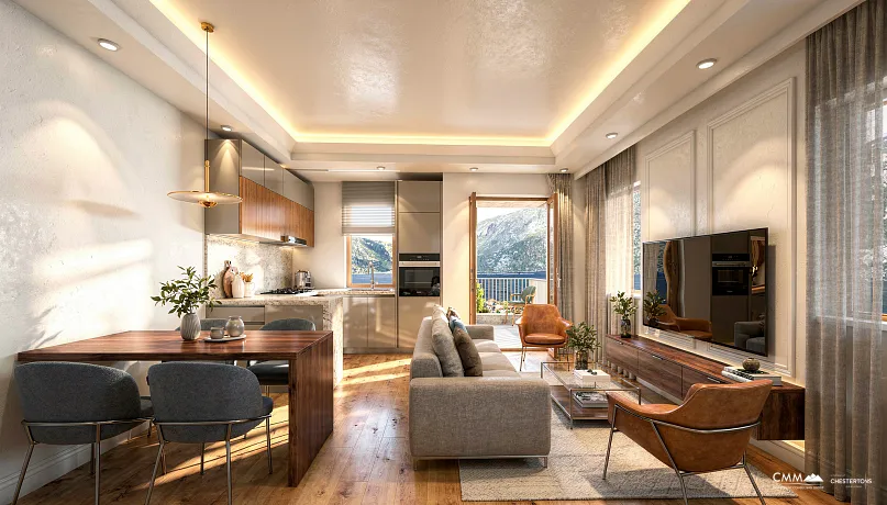 Risno'da denize yakın yeni bir komplekste satılık daireler