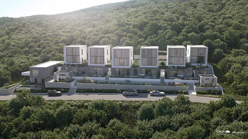 Modern Daireler, Nefes Kesici Deniz Manzarasıyla - Tivat, Krasici