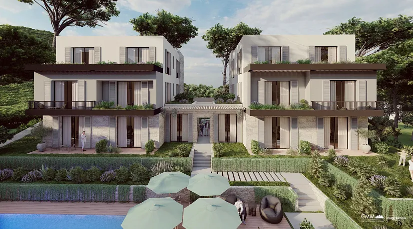  Kotor’da inşa halindeki komplekste daireler