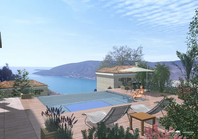 rebesin, Herceg Novi'de villa inşaatı için kentsel arsa