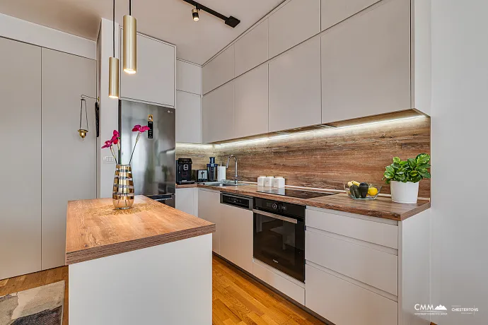 6907 İki odalı mobilyalı daire 63 m², Podkuk, Tivat