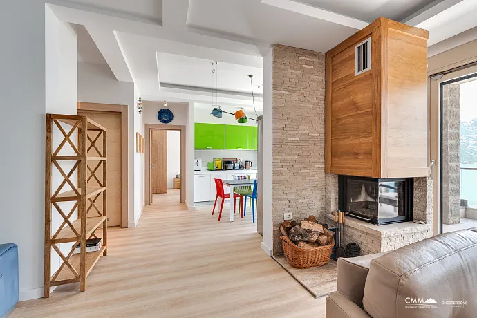 Kostanjica’da Panoramik Deniz Manzaralı 107 m² 3 Odalı Daire